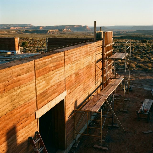 Rammed Earth Construction